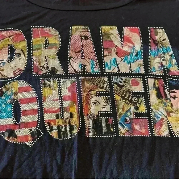 The clas-sic drama queen shirt cropped women L - Picture 3 of 6